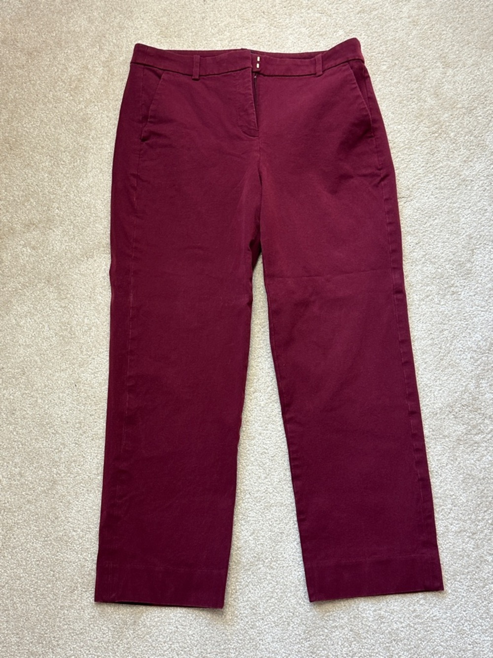 J. Crew Kallie Pant in Burgundy